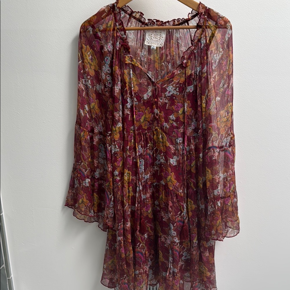 Johnny Was Multicolor Floral Dress